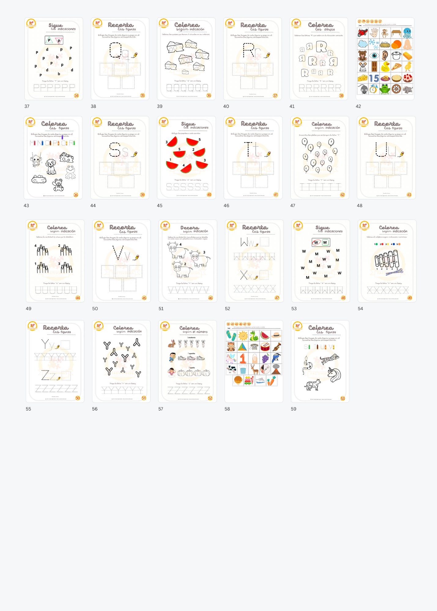 Actividades Infantiles | El Abecedario