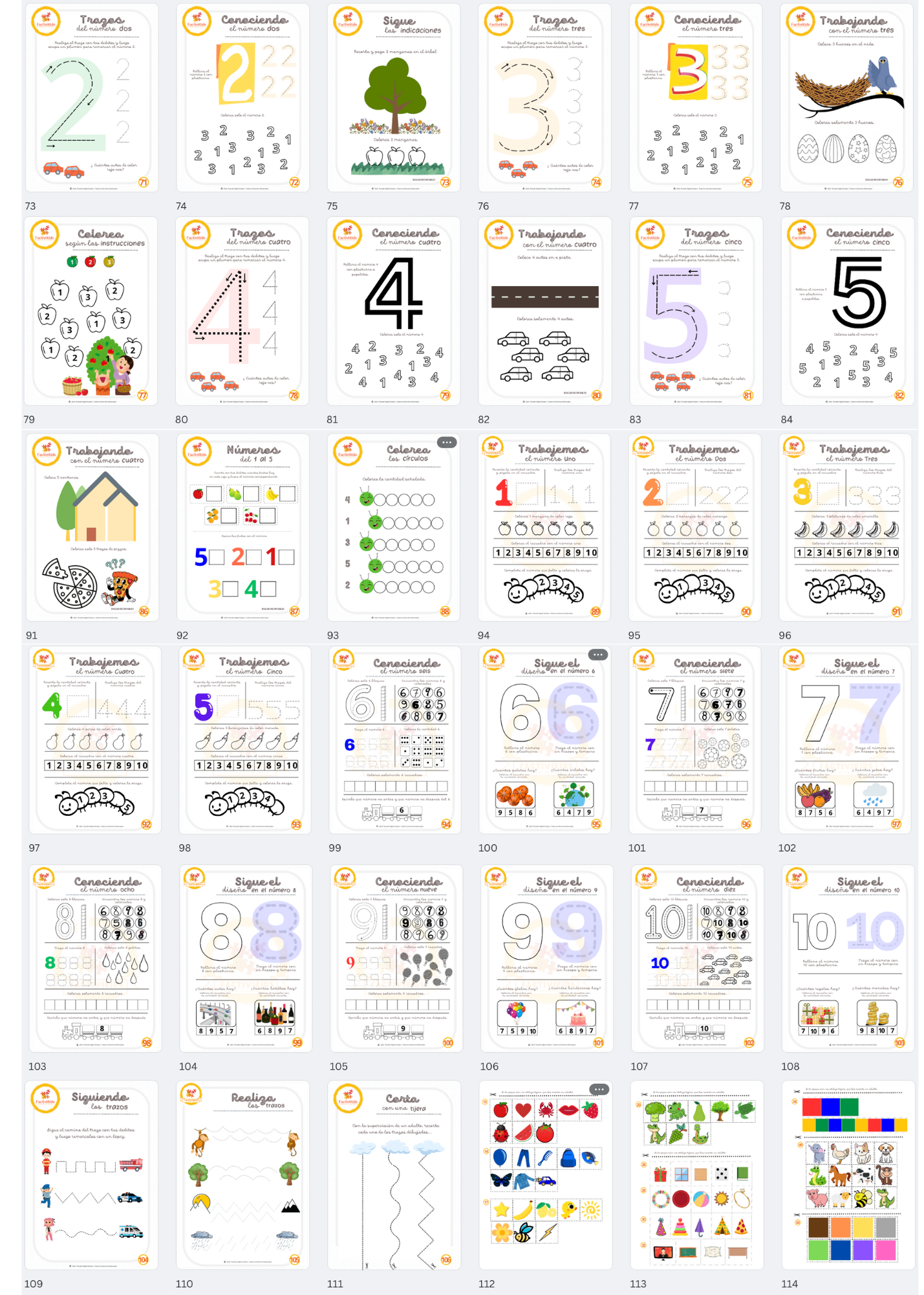 Actividades para Niños 3 a 5 años