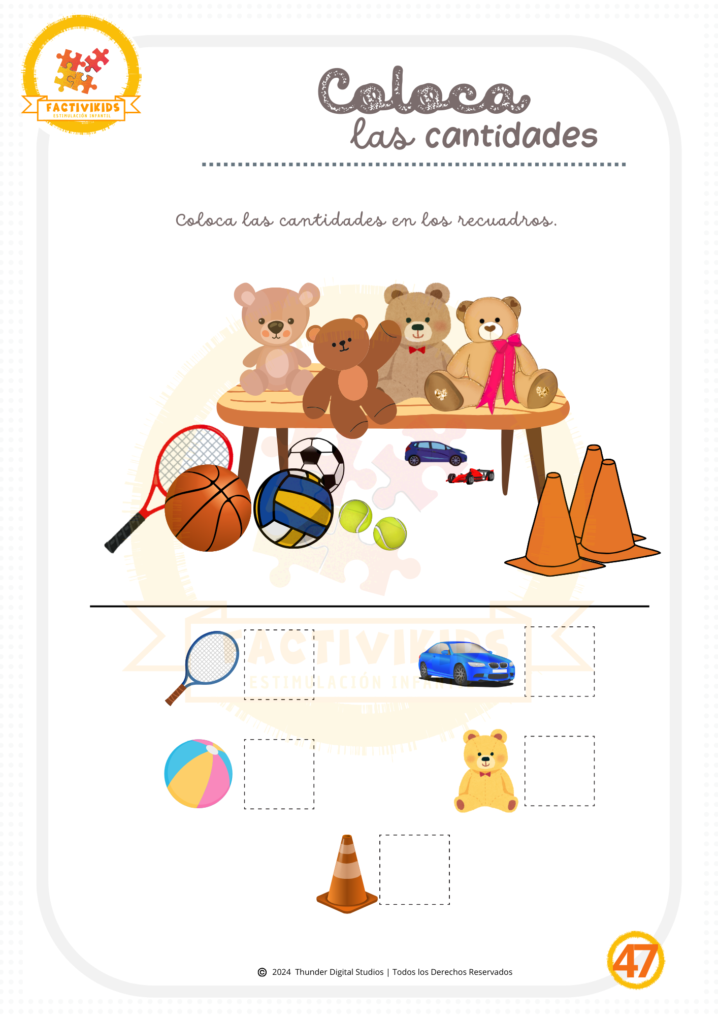 Actividades para Imprimir | 3 años +