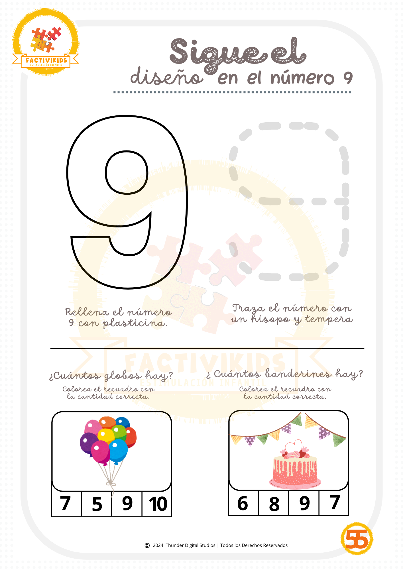 Actividades para Imprimir | 3 años +