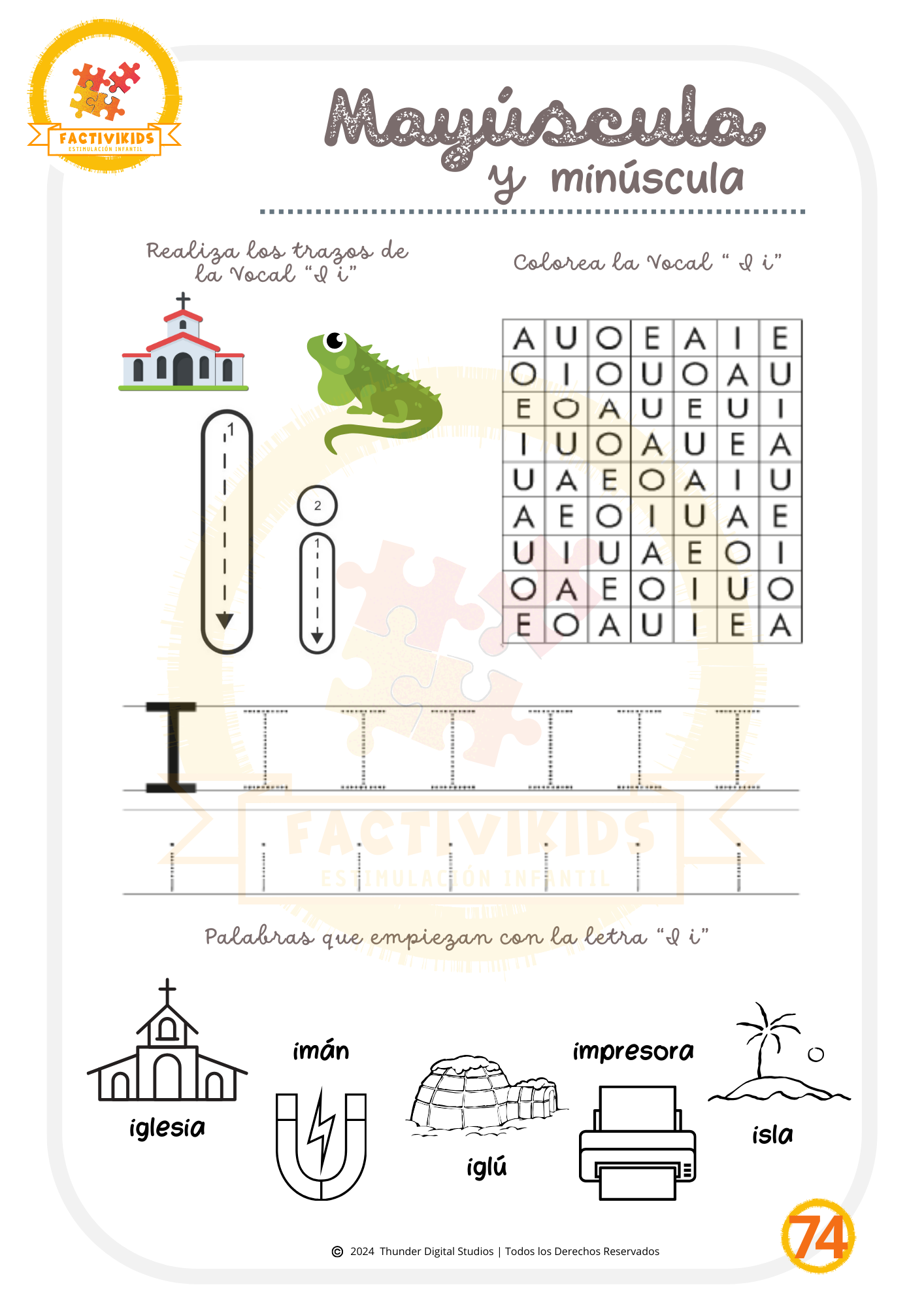 Actividades para Imprimir | 3 años +