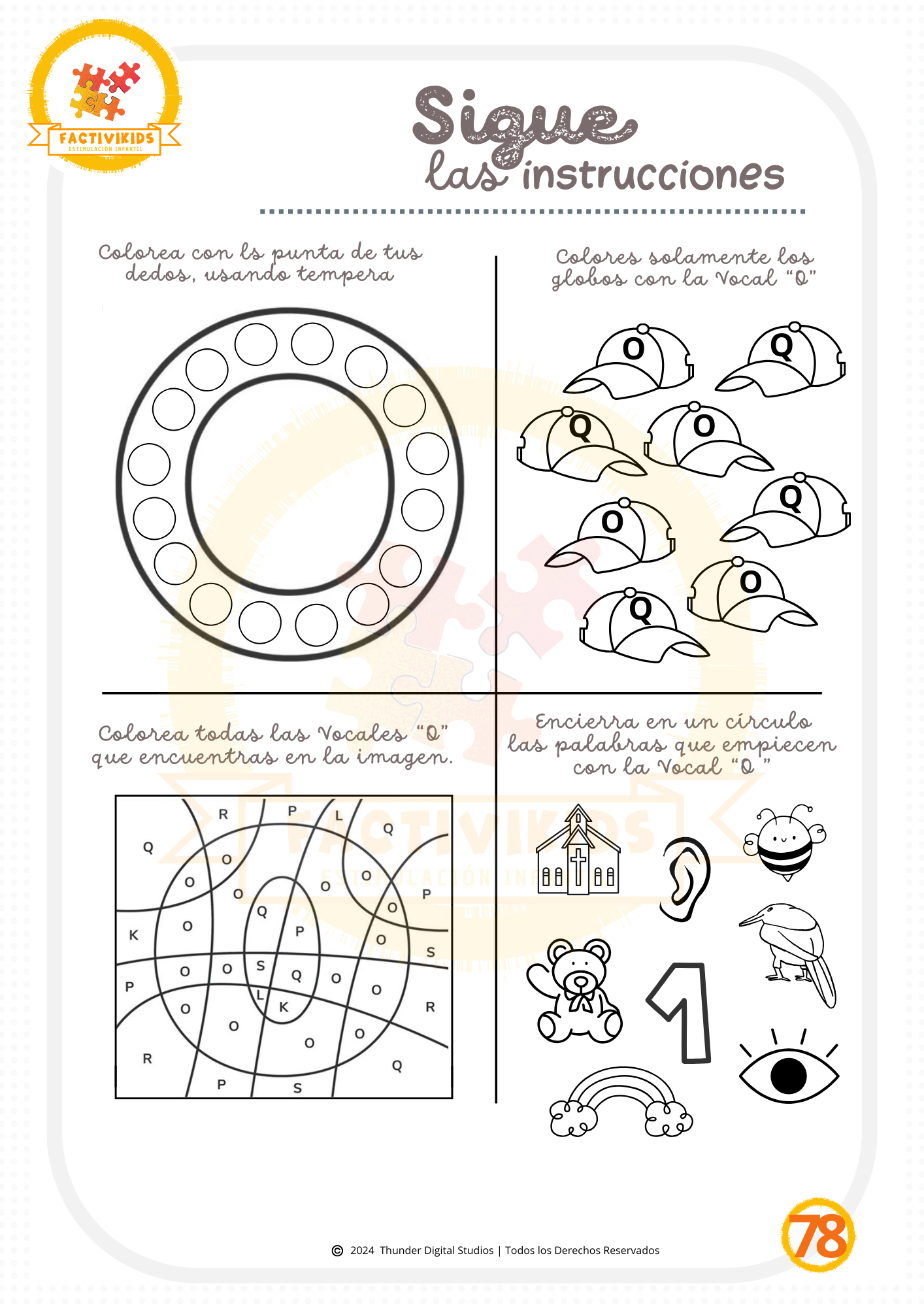Actividades para Imprimir | 3 años +