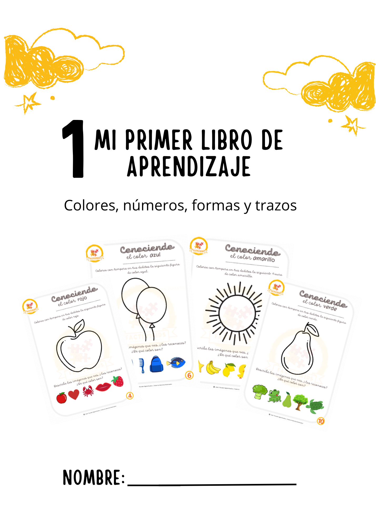 Actividades Infantiles 2 años + | Mi Primer Libro