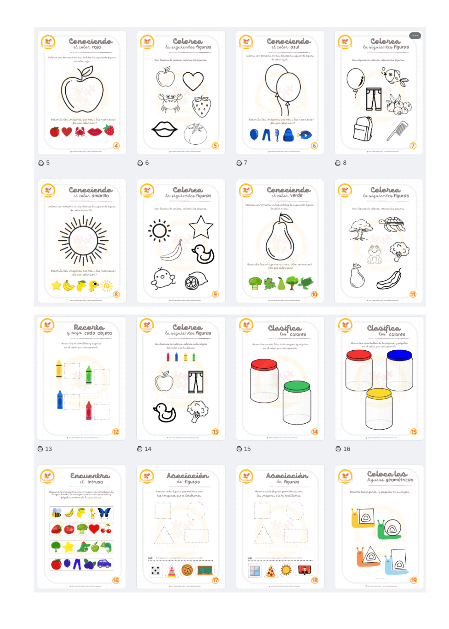 Actividades Infantiles 2 años + | Mi Primer Libro