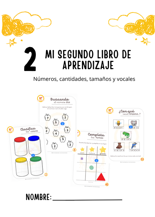 Actividades Infantiles 3 años + | Mi Segundo Libro