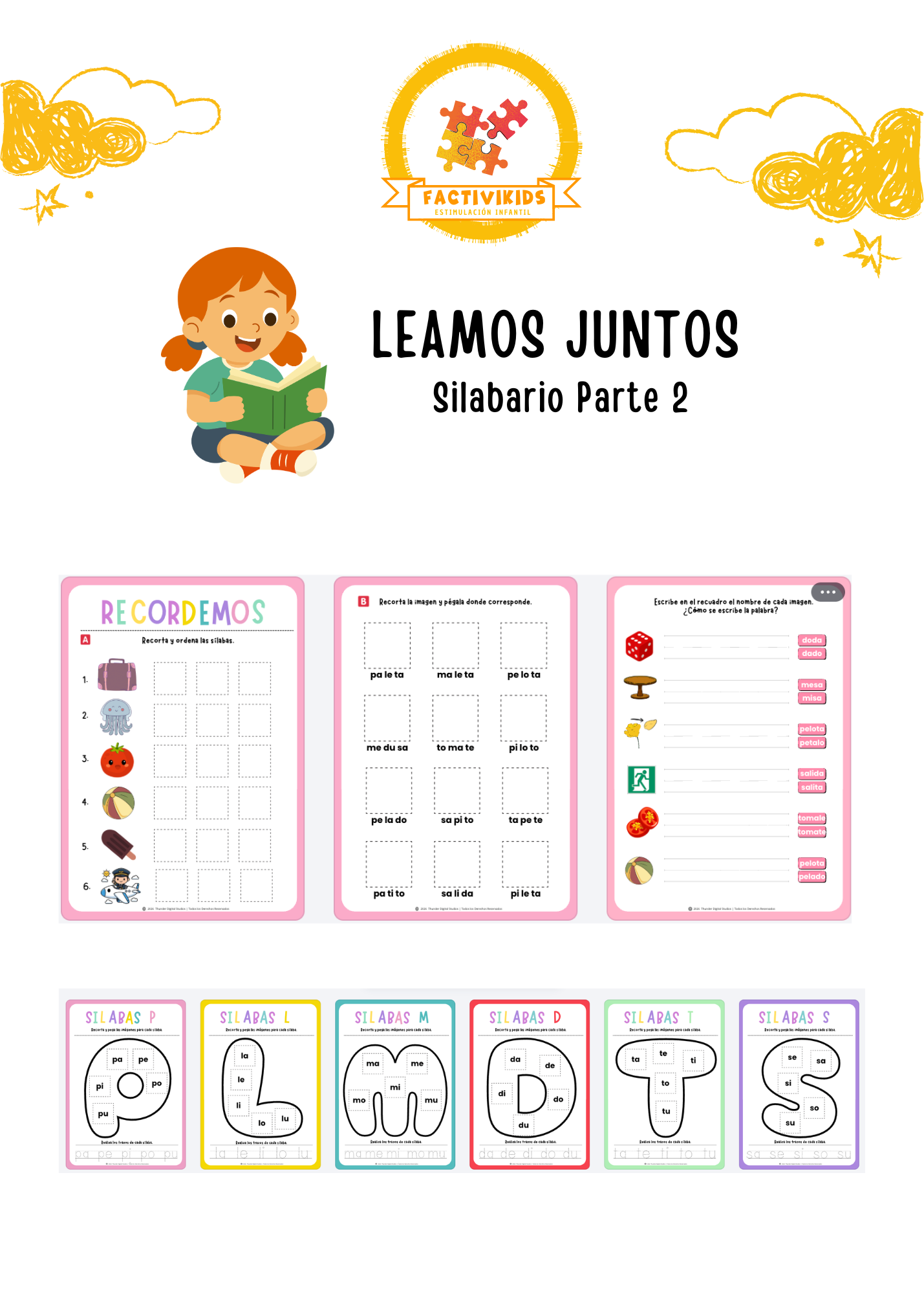 Silabario | Aprendamos a Leer Parte 2
