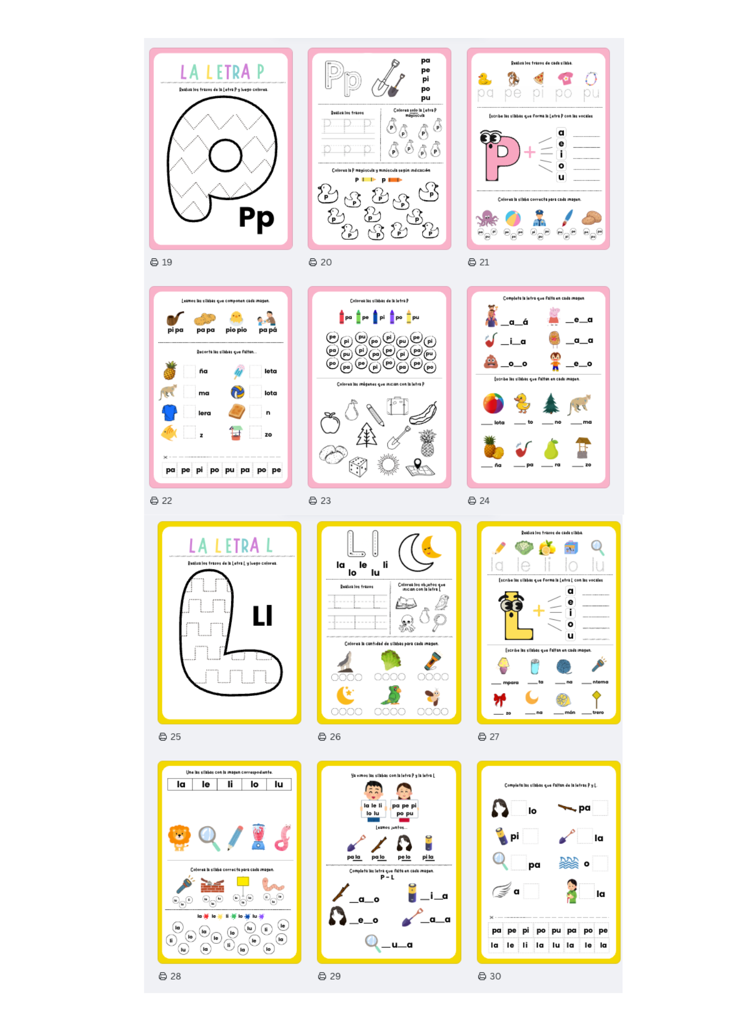 Silabario | Aprendamos a Leer