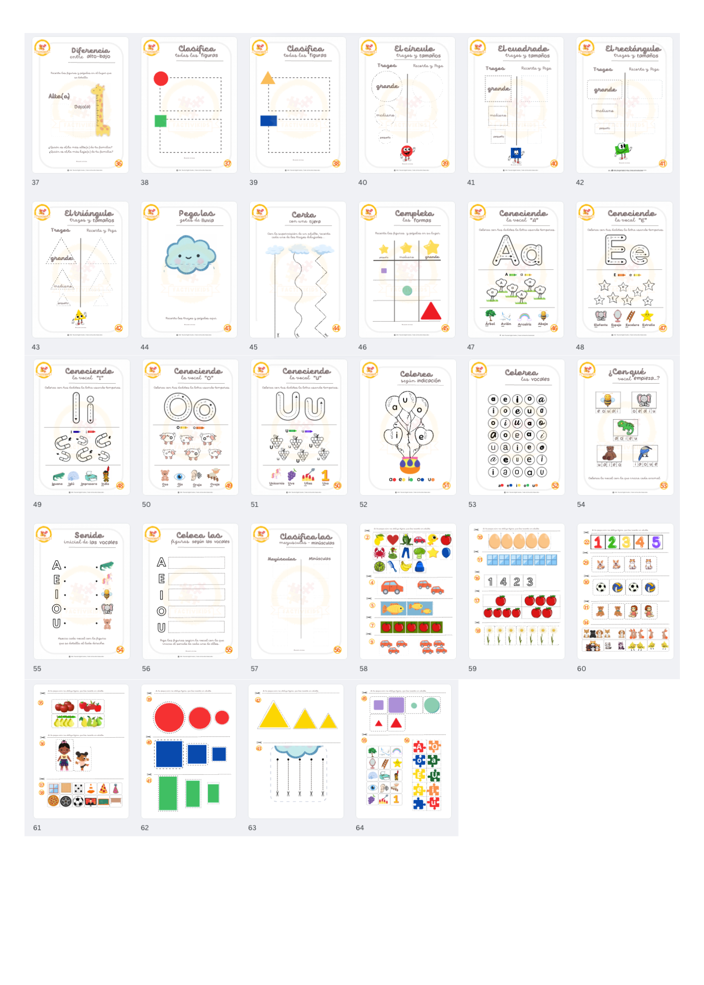 Actividades Infantiles 3 años + | Mi Segundo Libro