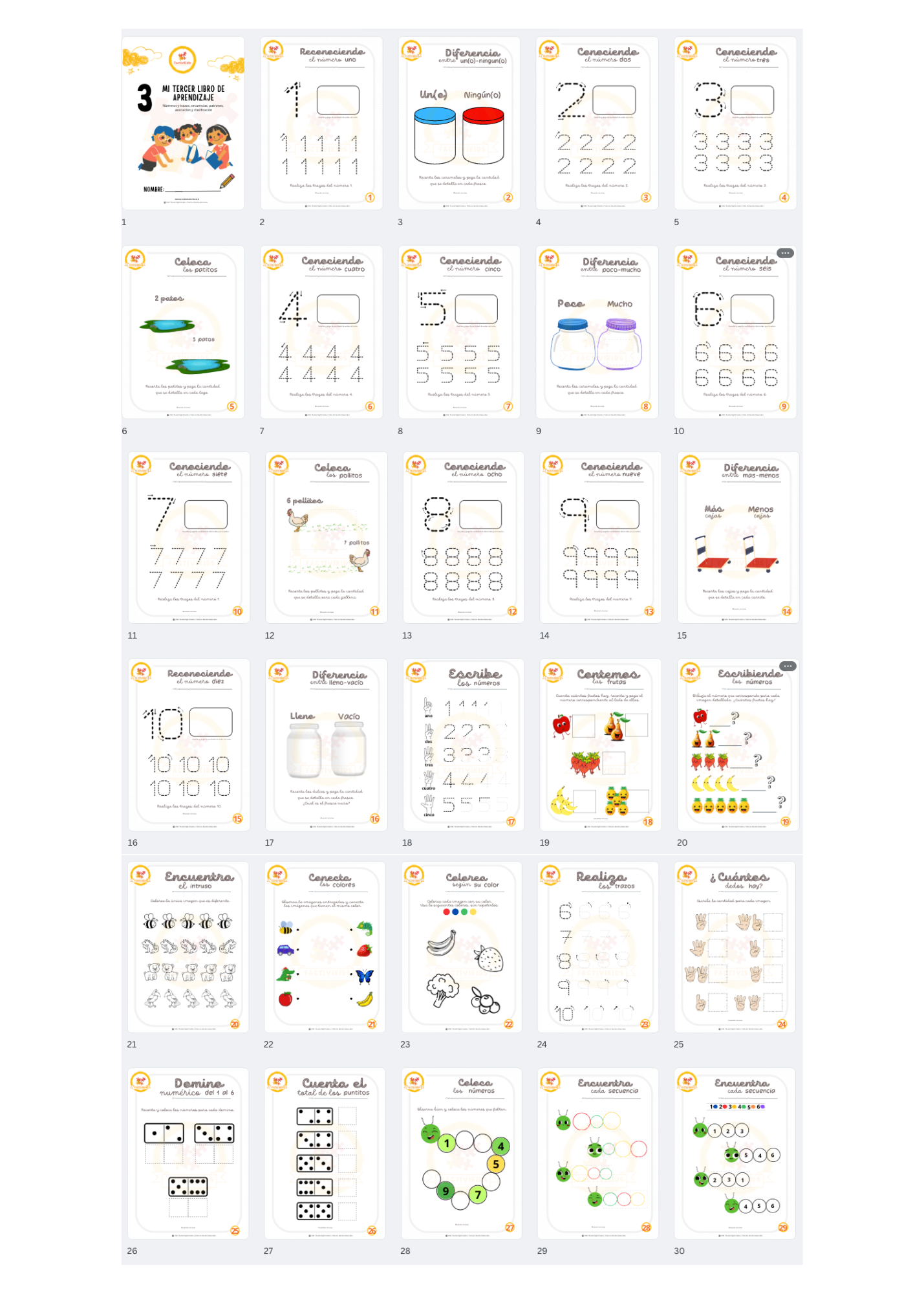 Actividades Infantiles 4 años + | Mi Tercer Libro