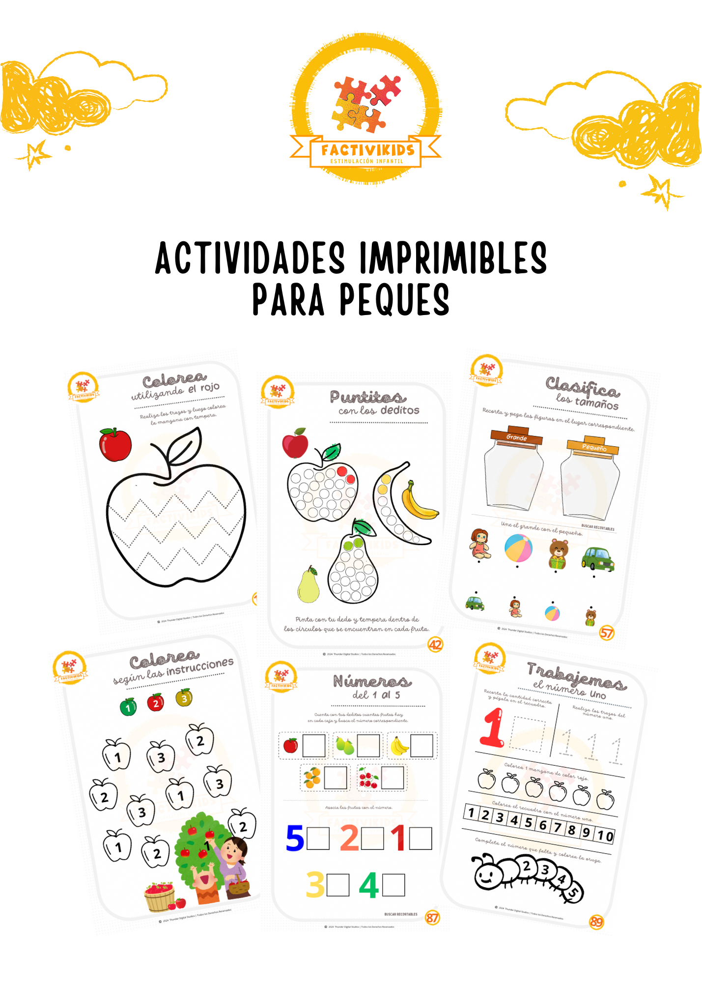 Actividades para Niños 3 a 5 años